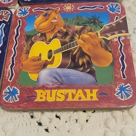 Camel's Joe's Beach Club Coaster Set of 4 in original box. Marlboro Cookbook - Picture 4 of 6